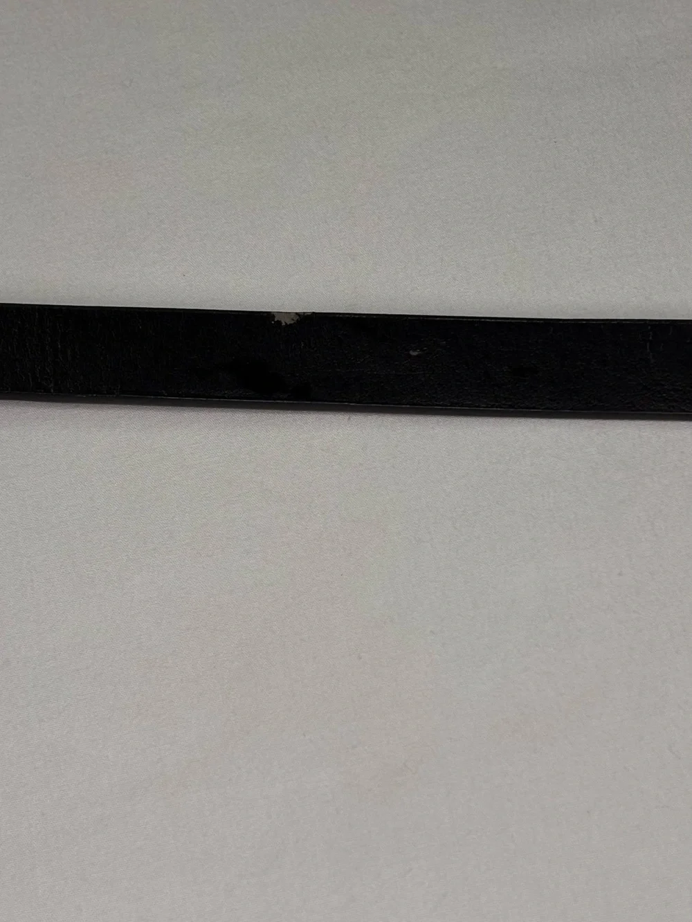 Forever 21 Women’s Black Leather Belt with Silver Rose Buckle